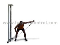 Fortalecimiento de deltoides posterior y trapecio con polea